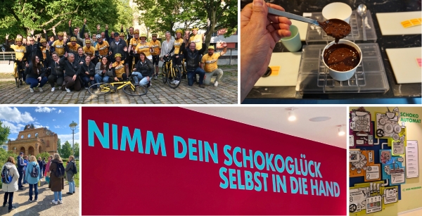 Collage aus Bildern vom Ausflug in Berlin
