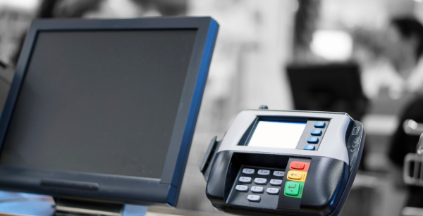 Elektronische Kasse und Kartenzahlungsterminal