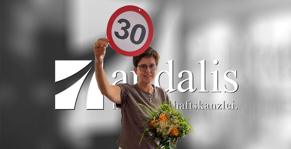 Birgit Herkelmann feiert ihr 30jähriges audalis-Jubiläum
