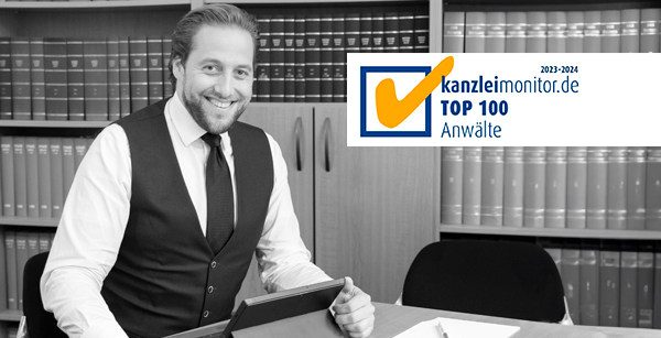 Here we go again – Auszeichnung als TOP 100 Anwalt in Deutschland für Patrick Geißler LL.M.